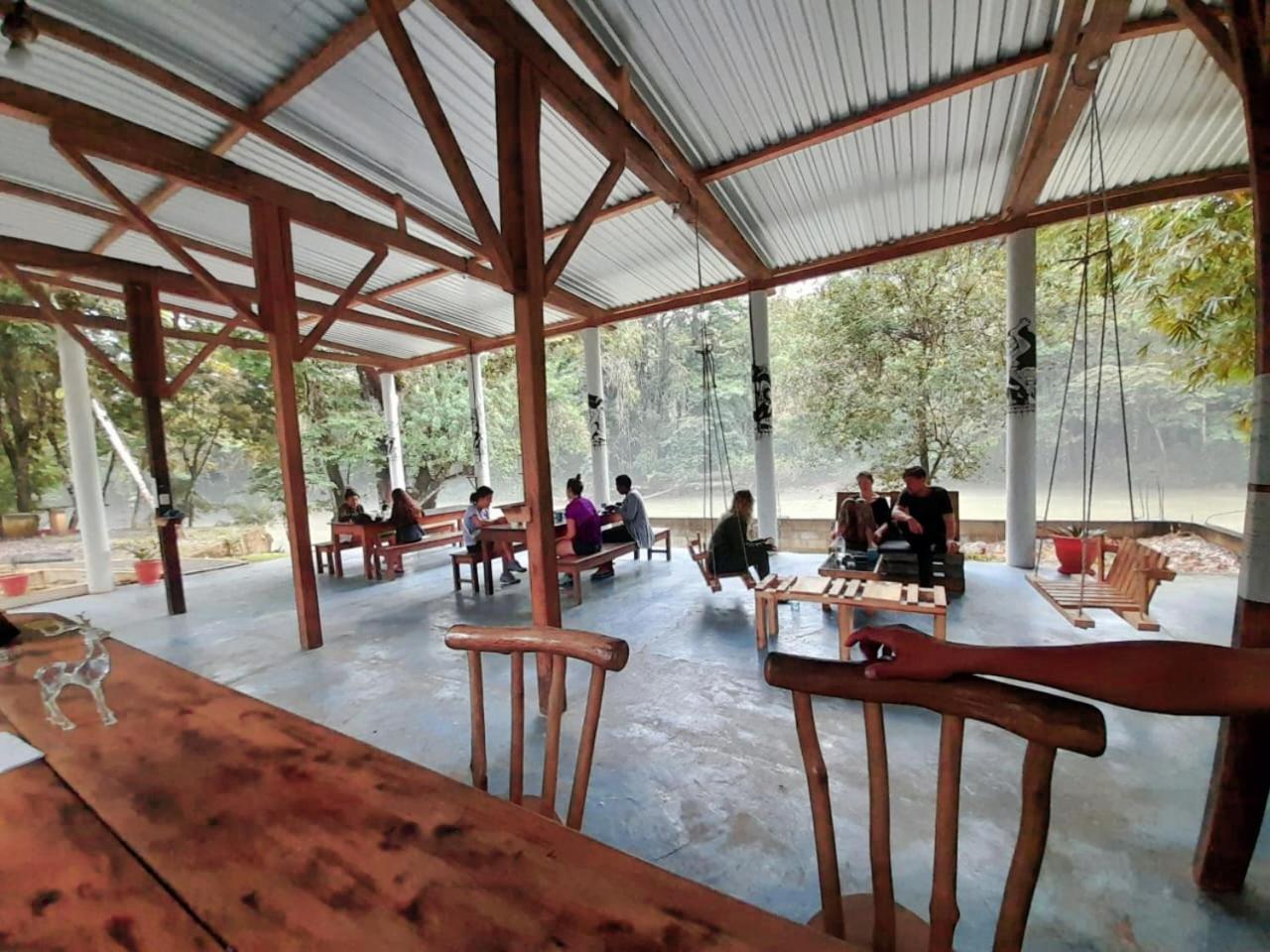 Pachamaya River Hostel ลังกิน ภายนอก รูปภาพ